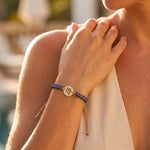 Bracelet Tressé "12 Constellations" en Pierres Naturelles - - L'Arbre des Chakras