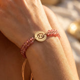 Bracelet Tressé "12 Constellations" en Pierres Naturelles - - L'Arbre des Chakras