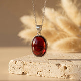 Pendentif Cœur de Grenat