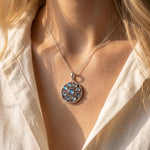 Pendentif Rosace Mystique en labradorite - - L'Arbre des Chakras