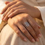 Bague Ajustable "Lotus Bohème" - - L'Arbre des Chakras