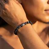 Bracelet "Guidance Intérieure" en Œil de Faucon