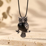 Collier "Hibou" – Pierre Naturelle au Choix