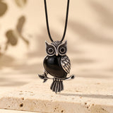 Collier "Hibou" – Pierre Naturelle au Choix