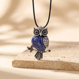 Collier "Hibou" – Pierre Naturelle au Choix