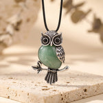 Collier "Hibou" – Pierre Naturelle au Choix