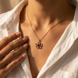 Pendentif "Floréa" en Pierres Naturelles