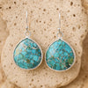 Boucles d'Oreilles en Turquoise -  - L'Arbre des Chakras