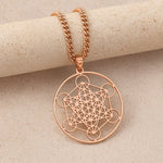 Pendentif Métatron - Or Rose - L'Arbre des Chakras