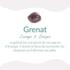 Bracelet Multi-tours "Abondance" en Grenat - - L'Arbre des Chakras