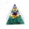 Orgonite "Énergie Bienfaitrice" en Malachite et Améthyste