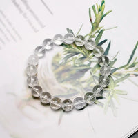 Bracelet "Harmonie Pure" en Cristal de Roche - 6mm / 17cm - L'Arbre des Chakras