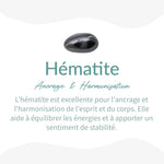 Bracelet "Oeil Céleste" en Labradorite & Hématite -  - L'Arbre des Chakras