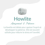 Bracelet "Amincissement" en Apatite & Howlite -  - L'Arbre des Chakras