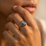 Bague "Amara" en Labradorite - - L'Arbre des Chakras