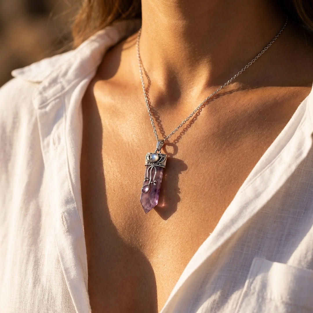 Pendentif Talisman “Protection Intérieure” - - L'Arbre des Chakras