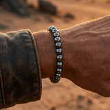 Bracelet "Force d'Énergie" en Hématite - - L'Arbre des Chakras