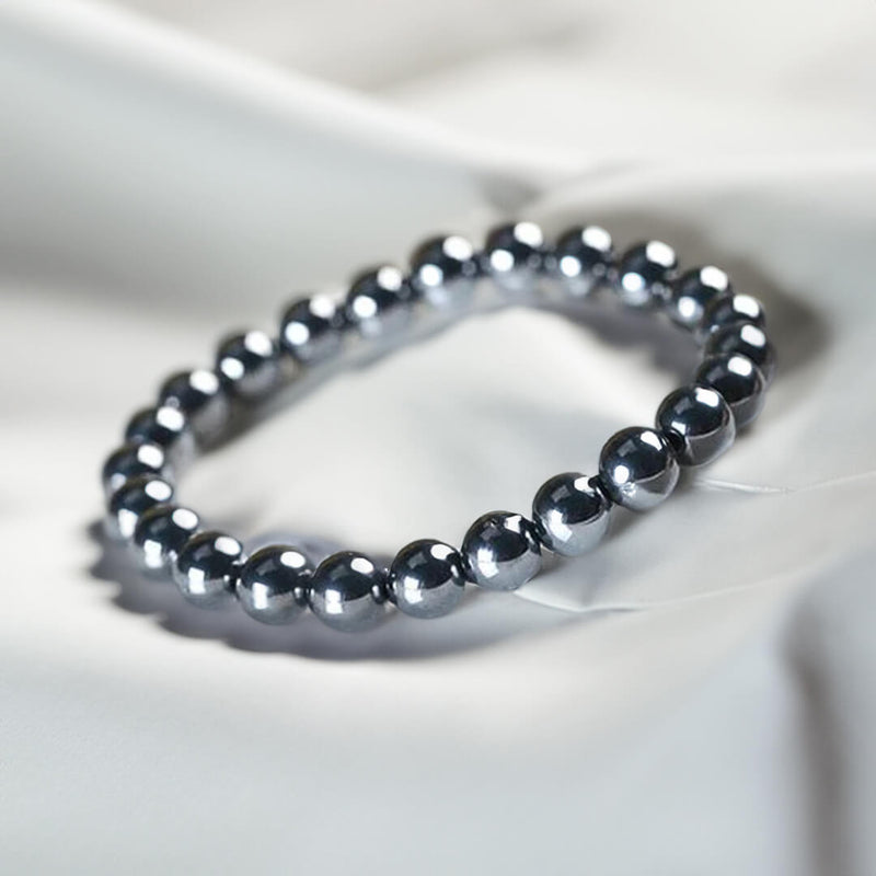 Bracelet "Force d'Énergie" en Hématite - - L'Arbre des Chakras