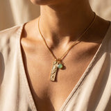 Collier Rectangle - Signe Astrologique et sa Pierre Naturelle - - L'Arbre des Chakras