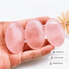 Galet "Coeur Apaisé" en Quartz Rose - - L'Arbre des Chakras