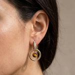 Boucles d’Oreilles "Éclat Félin" en Œil de Tigre - - L'Arbre des Chakras