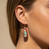 Boucles d'Oreilles Larmes en Jaspe - - L'Arbre des Chakras