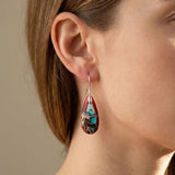 Boucles d'Oreilles Larmes en Jaspe - - L'Arbre des Chakras