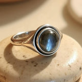 Bague "Divya" en Labradorite - 6 - L'Arbre des Chakras