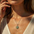 Pendentif "Nature Éternelle" en Agate Mousse & Argent
