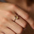 Bague Ajustable "Lumière Dorée" en Citrine