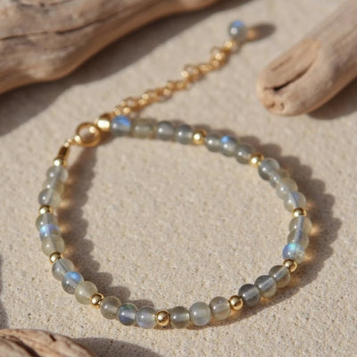 Bracelet "Éclat Divin" en Labradorite - - L'Arbre des Chakras