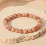 Bracelet "Joie de l'être" en Pierre de Soleil - 6mm / 17cm - L'Arbre des Chakras