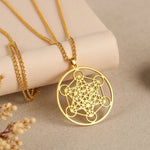 Pendentif Métatron - Or - L'Arbre des Chakras