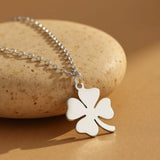 Pendentif Trèfle Porte-Bonheur - Argent - L'Arbre des Chakras