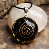 Pendentif Orgonite "Énergies Protectrices" en Obsidienne Noire -  - L'Arbre des Chakras