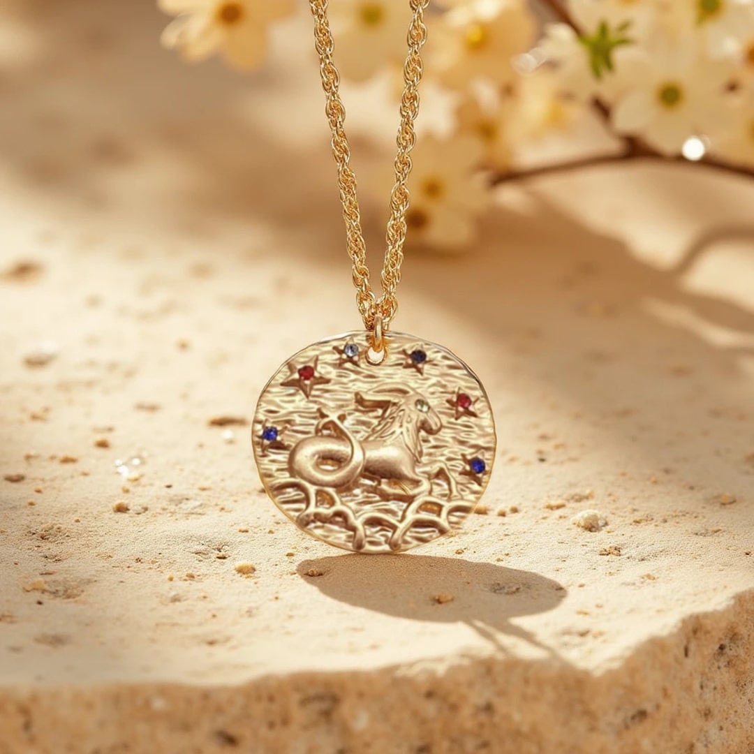 Pendentif Constellation Dorée - Signes du Zodiaque