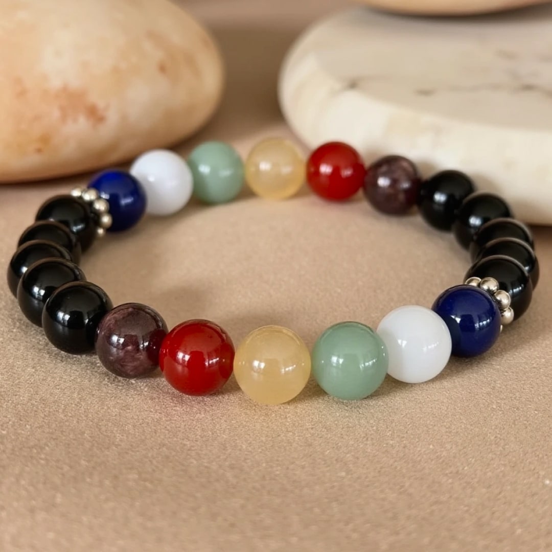 Bracelet Protection des 7 Chakras - - L'Arbre des Chakras