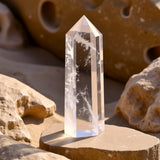 Pointe Purificatrice en Cristal de Roche - - L'Arbre des Chakras