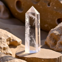 Pointe en Cristal de Roche - - L'Arbre des Chakras