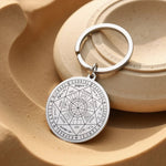 Porte-Clés Sceau des 7 Archanges - Argent - L'Arbre des Chakras