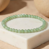Bracelet Fin en Pierres Naturelles de 4mm - - L'Arbre des Chakras