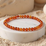 Bracelet Fin en Pierres Naturelles de 4mm - - L'Arbre des Chakras