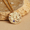 Pendentif Constellation Dorée - Signes du Zodiaque - - L'Arbre des Chakras
