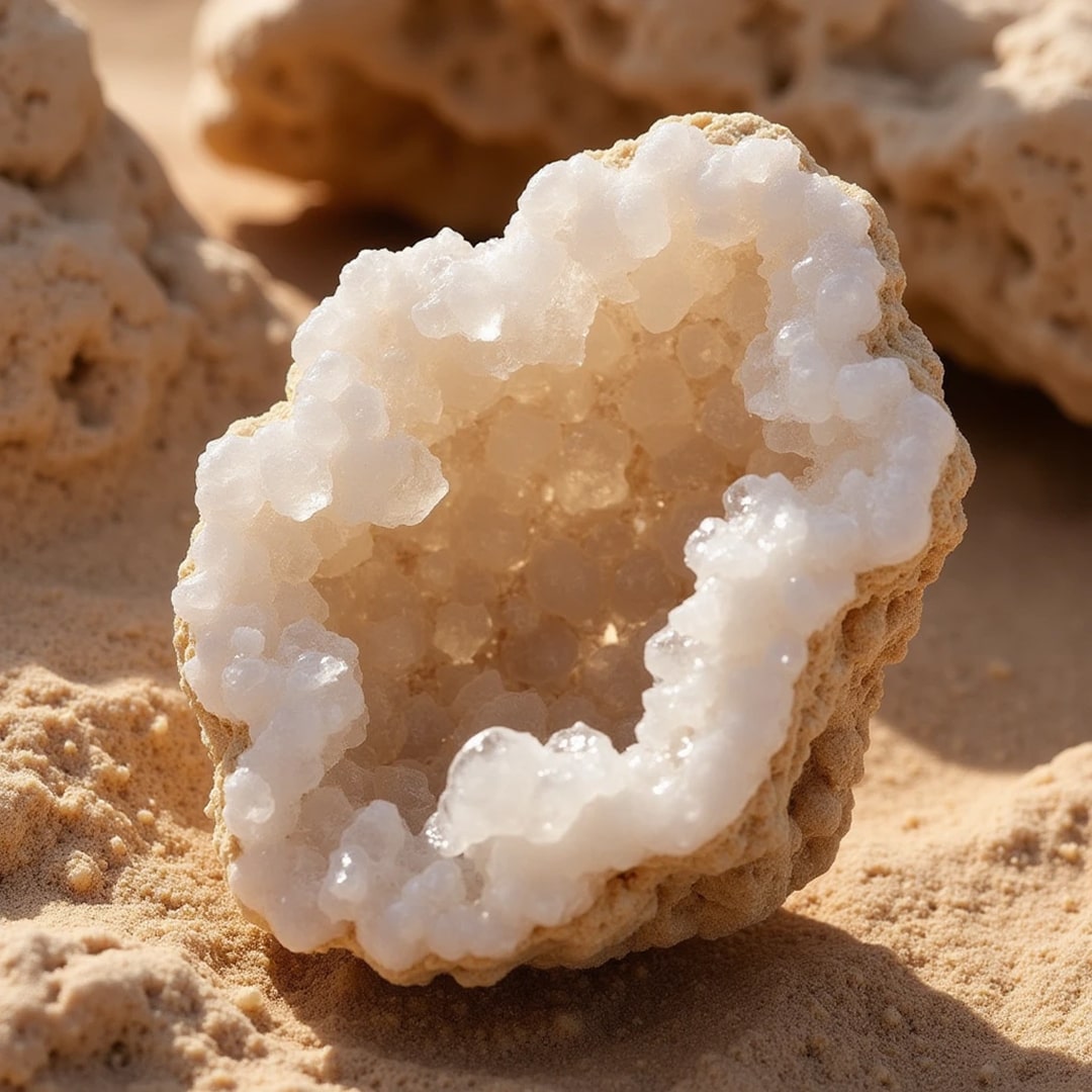 Géode Cristal de Quartz - - L'Arbre des Chakras