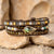 Bracelet Wrap "Protection" en Labradorite