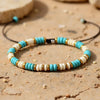 Bracelet "Vibration" en Turquoise & Howlite -  - L'Arbre des Chakras