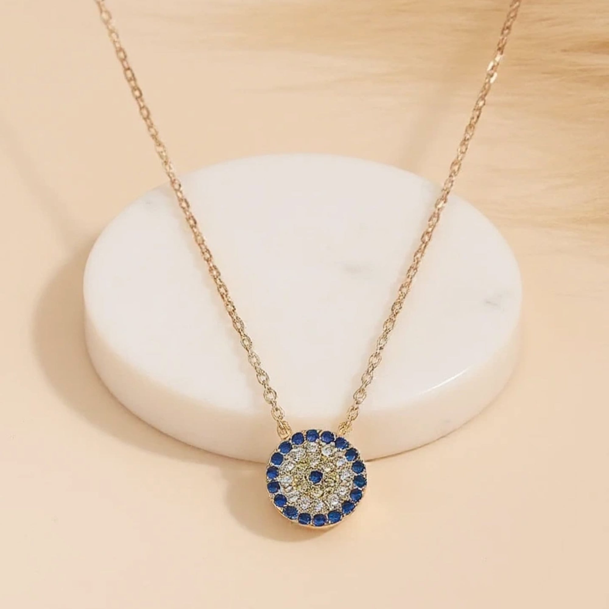 Collier "Oeil Bleu Protecteur"