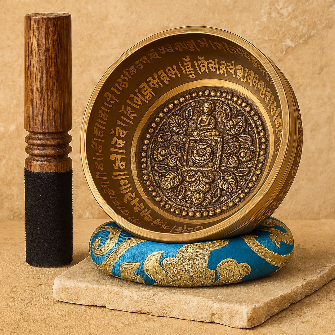 Bol Chantant Tibétain Fait Main - - L'Arbre des Chakras