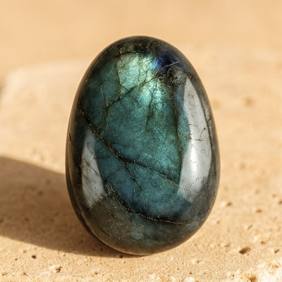 Galet en Labradorite de Madagascar - Protection - - L'Arbre des Chakras