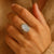 Bague Ajustable "Trésor Caché" en Nacre & Argent